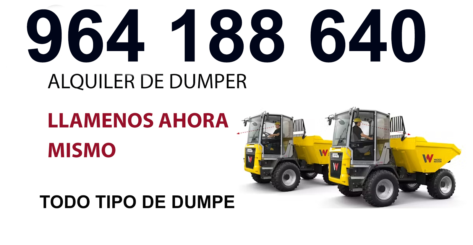 Este · Alquiler de Mini Dumper