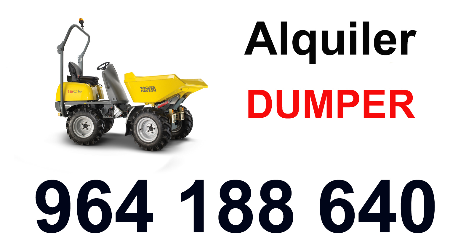 Alquiler Mini Dumper Este